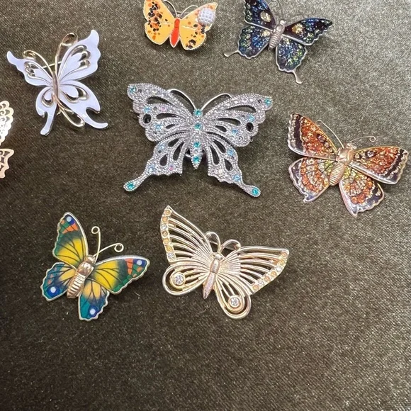 VTG and modern Butterfly Brooch lot - Picture 6 of 10